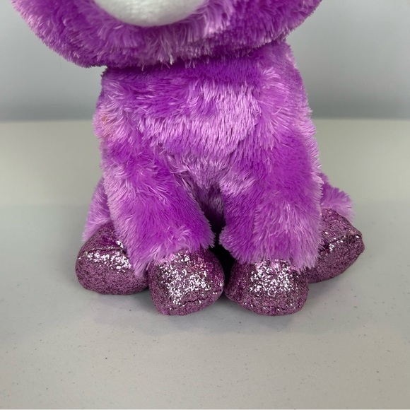 TY Silk Rosette Purple Unicorn 2021 - Picture 4 of 11